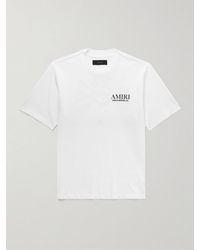 Amiri - Bones Stacked Logo-Print Cotton-Jersey T-Shirt - Lyst