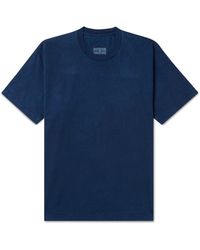 Blue Blue Japan - Indigo-dyed Cotton-jersey T-shirt - Lyst