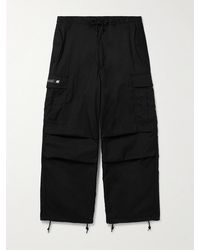 WTAPS - Straight-Leg Cotton And Nylon-Blend Drawstring Cargo Trousers - Lyst