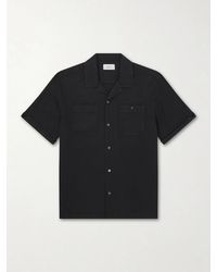 MR P. - Convertible-Collar Garment-Dyed Linen Shirt - Lyst