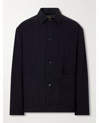 Visvim - Baker Textured Wool And Linen-Blend Jacket - Lyst