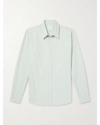 Dries Van Noten - Striped Cotton-Poplin Shirt - Lyst