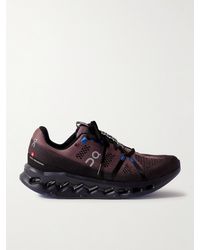 On Shoes - Cloudsurfer Webbing-trimmed Stretch-knit Sneakers - Lyst