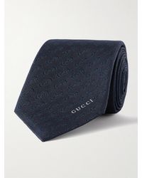 Gucci - 7cm Horsebit Silk-jacquard Tie - Lyst