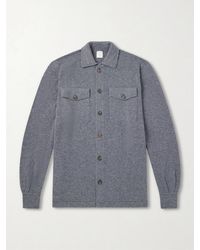 Eleventy - Cashmere Knitted Overshirt - Lyst