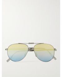 Dior - Dior90 A1U Aviator-Style-Tone Sunglasses - Lyst