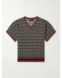 Enfants Riches Deprimes - Vienna Cotton-Jacquard Sweater - Lyst
