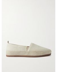 Mulo - Garment-Dyed Canvas Espadrilles - Lyst