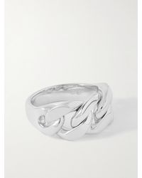 Tom Wood - Dean Recycled Rhodium-plated Ring - Lyst