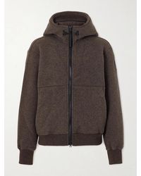 Canada Goose - Chilliwack Hooded Wool-Blend Fleece Bomber Jacket - Lyst