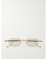 Jacques Marie Mage - Dusk Square-frame Two-tone Metal Sunglasses - Lyst