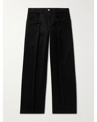 Isabel Marant - Sippoly Wide-Leg Stretch-Cotton Trousers - Lyst