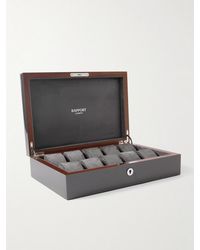 Rapport - Carbon Fiber And Wood 10-Piece Watch Box - Lyst