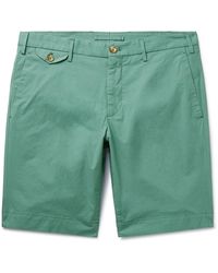 Incotex - Venezia 1951 Slim-fit Stretch-cotton Poplin Bermuda Shorts - Lyst