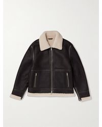 MR P. - Shearling Bomber Jacket - Lyst
