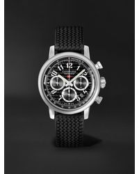 Chopard - Mille Miglia Classic Automatic Chronograph 40.5mm Stainless Steel And Rubber Watch - Lyst