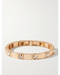 Roxanne Assoulin - Gold-tone And Crystal Beaded Bracelet - Lyst
