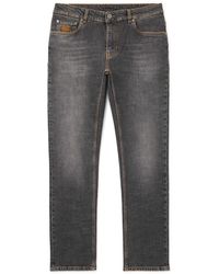 Etro - Roma Slim-Fit Straight-Leg Logo-Embroidered Jeans - Lyst