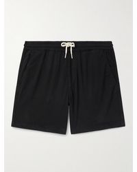 NN07 - Gregor Straight-Leg Tencel Lyocell And Lenzing Ecovero-Blend Twill Drawstring Shorts - Lyst