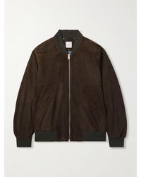 Paul Smith - Suede Bomber Jacket - Lyst