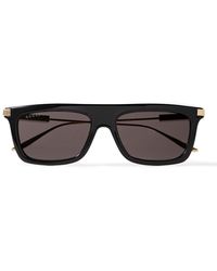 Gucci - D-frame Acetate And Gold-tone Sunglasses - Lyst