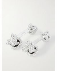 Tom Ford - Knot 18-karat White Gold Cufflinks - Lyst