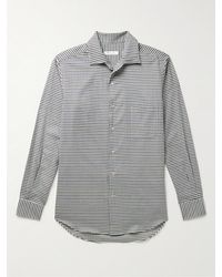 Loro Piana - Logo-appliquéd Checked Cotton-flannel Shirt - Lyst