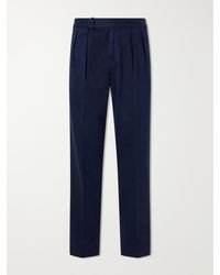 Polo Ralph Lauren - Straight-Leg Stretch Cotton-Blend Trousers - Lyst