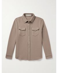 God's True Cashmere - Waffle-Knit Cashmere Shirt - Lyst