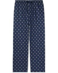Derek Rose - Ledbury Printed Cotton-Batiste Pyjama Trousers - Lyst