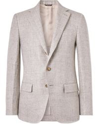 Loro Piana - Torino Slub Linen Suit Jacket - Lyst