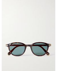 Cartier - Round-frame Tortoiseshell Acetate Sunglasses - Lyst