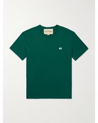 Valentino Garavani - Logo-Appliquéd Cotton-Jersey T-Shirt - Lyst