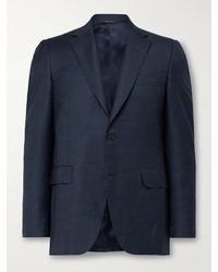 Canali - Checked Super 130s Wool Suit Jacket - Lyst