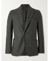 De Petrillo - Posillipo Virgin Wool And Cashmere-blend Blazer - Lyst