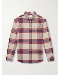 Portuguese Flannel - Sabela Checked Cotton-Flannel Shirt - Lyst