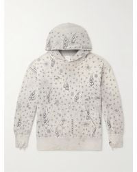 SAINT Mxxxxxx - Dr. Woo Sweatshirt aus Baumwoll-Jersey mit Print und Distressed-Details - Lyst
