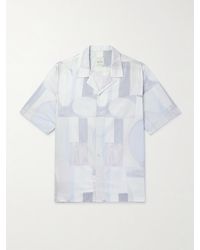 Paul Smith - Convertible-collar Printed Cotton-poplin Shirt - Lyst