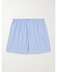 Zimmerli of Switzerland - End-On-End Cotton Boxer Shorts - Lyst