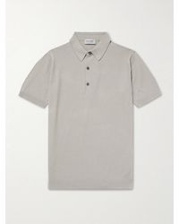 John Smedley - Roth Slim-Fit Sea Island Cotton Polo Shirt - Lyst