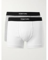 Tom Ford - Two-Pack Stretch-Cotton Jersey Boxer Briefs - Lyst