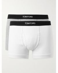 Tom Ford - Confezione da due boxer in jersey di cotone stretch - Lyst