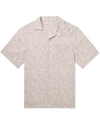 Agnona - Camp-collar Printed Lyocell Shirt - Lyst