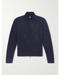 Piacenza 1733 - Cashmere And Linen-Blend Zip-Up Sweater - Lyst