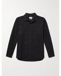 Oliver Spencer - Garrison Striped Organic Cotton Shirt - Lyst