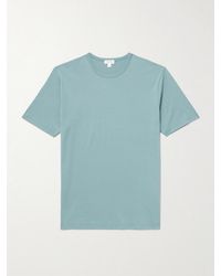 Sunspel - Slim-Fit Supima Cotton-Jersey T-Shirt - Lyst