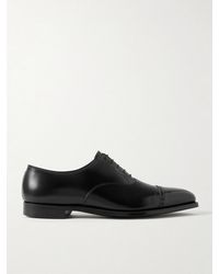 George Cleverley - Charles Cap-Toe Leather Oxford Shoes - Lyst