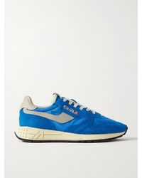 Autry - Reelwind Low Suede And Shell Sneakers - Lyst