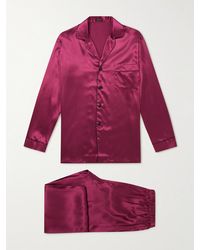 Rubinacci Silk-satin Pyjama Set - Multicolour
