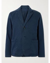 MR P. - Garment-dyed Stretch-cotton Twill Blazer - Lyst